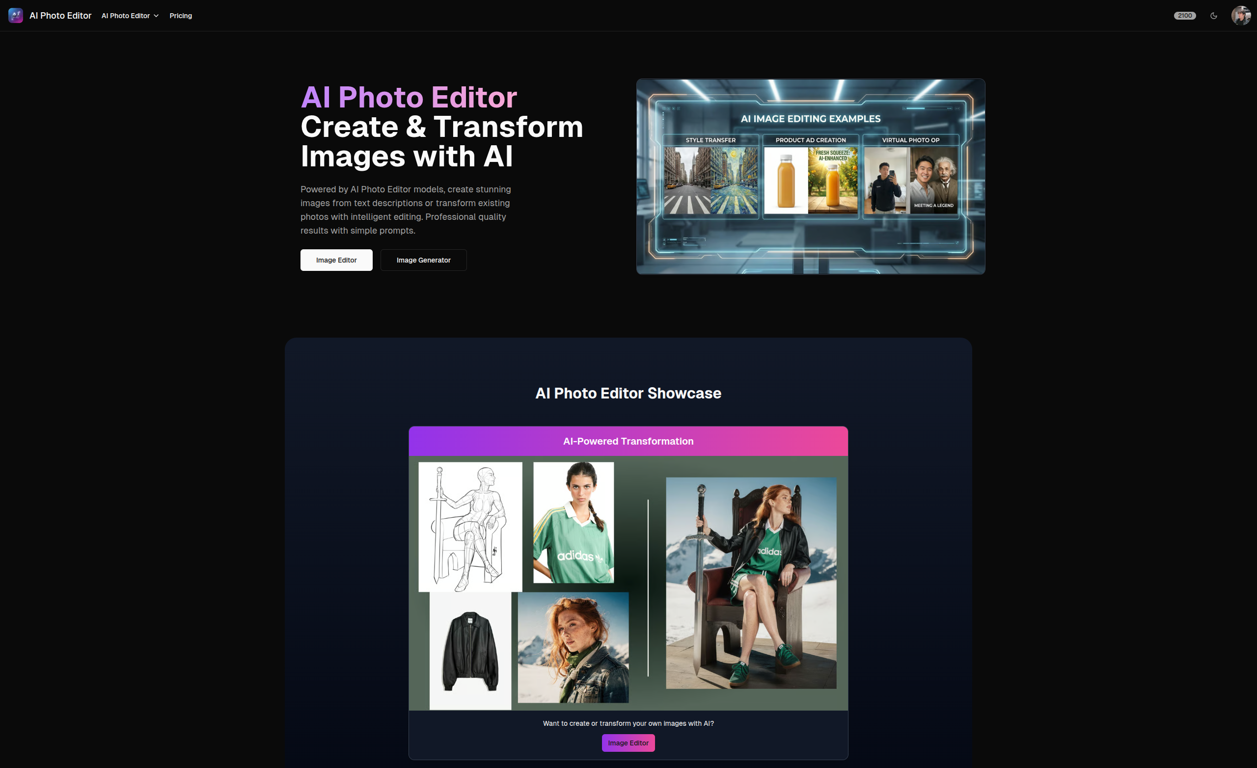 人工智能照片編輯器